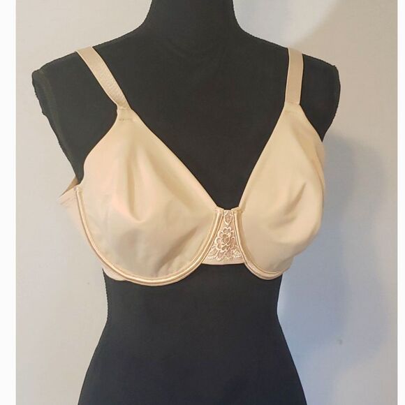Vanity Fair Beige Underwire Minimizer Bra 42C - Picture 2 of 5